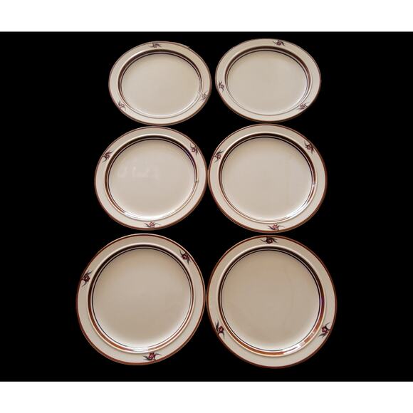 Vintage The Cellar Salad Plates made for Macy's Perimeter Set of 6 - Picture 6 of 9